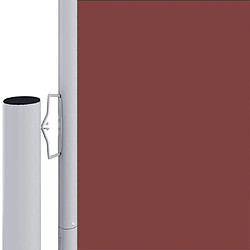 Avis Maison Chic Auvent latéral rétractable de balcon | Store extérieur | Auvent solaire Marron 180x1200 cm -GKD60426