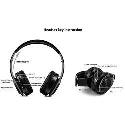 Avis Universal Écouteurs stéréo haute fidélité écouteurs Bluetooth écouteurs de musique FM et support carte SD avec microphone écouteurs mobiles Xiaomi écouteurs stéréo Bluetooth