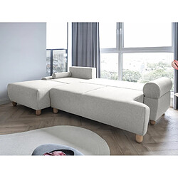 Avis Bestmobilier Olli - canapé d'angle gauche - convertible - avec coffre - 5 places - en tissu