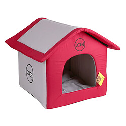 LOT DE 2 DOGI NID POUR ANIMAUX DE COMPAGNIE MAISON POUR CHIEN CHAT ANIMAUX ROUGE 42X35X40CM+Dogi