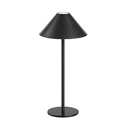 Leds C4 Lampe de table LED avec abat-jour conique rond noir, teinté, blanc chaud 3000K, IP54 Matériau : Aluminium,PlastiqueColoris : Teinté, NoirNombre d'ampoules : 1Type d'ampoule : LED intégréPuissance max par ampoule (W) : 4Ampoules incluses : OuiIP : 54Hauteur