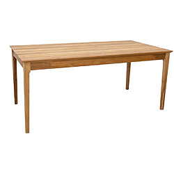 Aubry Gaspard Table en teck naturel 2.