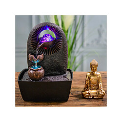 Ac-Deco Fontaine Bouddha Bhava - L 15 x l 20 x H 25 cm - LED