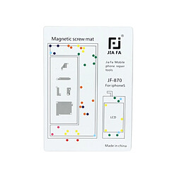 Wewoo Tapis à vis magnétique pour iPhone 5 réparation téléphone à vis 