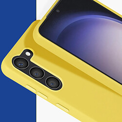 Avis Coque pour Samsung S23 Plus Souple Mat Antichute 1.25m 3mk Matt Case Jaune