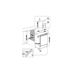 Avis Réfrigérateur 1 porte intégrable à pantographe 144l blanc - ARZ0051 - WHIRLPOOL