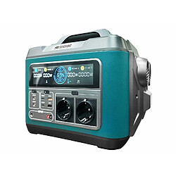 Konner & Sohnen Centrale électrique portable KS 1200PS-FC avec batterie intégrée, puissance nominale 1200 W, de crête 2600 W, batterie 1110 Wh