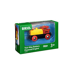 Brio World Locomotive a pile Bi-directionnelle Jaune Accessoire lumineux Circuit de train en bois - Ravensburger - Des 3 ans - 3