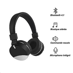 Universal Casque sans fil pour enfant fouettable (noir) 