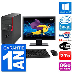 PC Tour Fujitsu P720 Ecran 19" Intel G3220 RAM 8Go Disque 2To Windows 10 Wifi · Occasion 