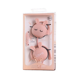 Acheter GUPBOO Casque filaire 3,5 mm mignon dessin animé lapin mignon étudiant casque filaire casque avec micro de haute qualité