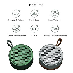 Avis Yonis Mini Enceinte Bluetooth Portable Haut Parleur Sans Fil Puissant 5W Autonomie 6h