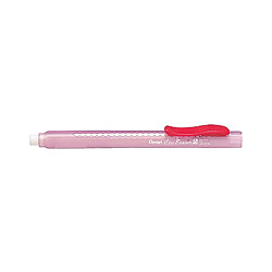 Pentel Stylo gomme ClicEraser2 ZE11T, rouge-transparent ()