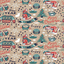 HOMEMANIA Tapis Imprimé Happy New Year - pour les enfants - Décoration de Maison - antidérapants - Pour Salon, séjour, chambre à coucher - Multicolore en Polyester, Coton, 80 x 200 cm