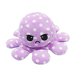 Enfants Doux Cadeau Poulpe En Peluche Animaux Enfants Double Face Flip Poupée Jouets Violet pas cher