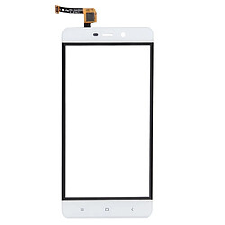 Wewoo Pièce détachée pour Xiaomi Redmi 4 blanc Premier écran tactile (seul sans le LCD) Digitizer Assemblée