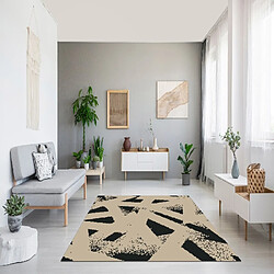 HOMEMANIA Tapis Imprimé Geometric Abstract 1 - Géométrique - Décoration de Maison - Antidérapant - Pour Salon, séjour, chambre à coucher - Multicolore en Polyester, Coton, 60 x 100 cm