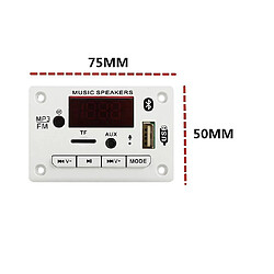 Acheter Universal Microphone Bluetooth5.0 Module de carte de décodage Carte MP3 Player TF