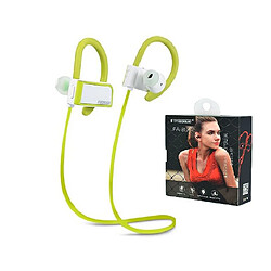 BLUETOOTH FINEBLUE SPORT FA-80 IN-EAR HEADPHONES CHANNEL LIME 