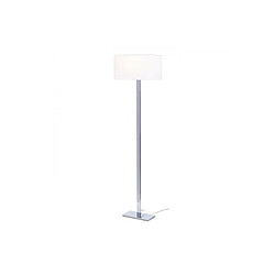 RENDL Lampadaire Plaza 1x42W E27 Blanc Chromé