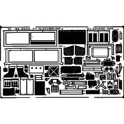 Sd.kfz 7/1 Flakvierling Detailbausatz - 1:35e - Eduard Accessories 