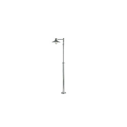 Boutica-Design Lampadaire exterieur Galvanisé LUND 57W Max 