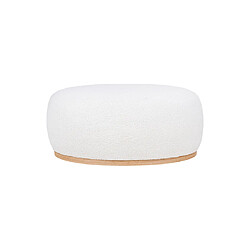 Lisa Design Amy - pouf - en tissu bouclette