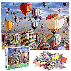 Universal Puzzle décompressé de 1000 pièces, puzzle éducatif, puzzle ballon de feu 