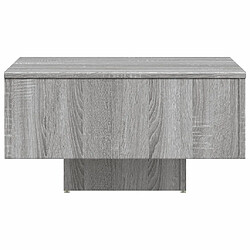 Acheter vidaXL Table basse Sonoma gris 60x60x31,5 cm Bois d'ingénierie