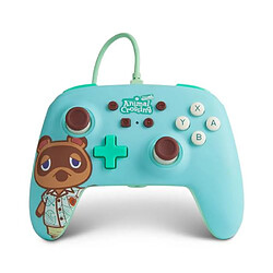 Manette Filaire améliorée PowerA pour Nintendo Switch Edition Animal Crossing Tom Nook