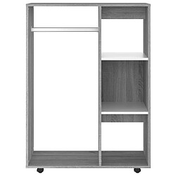 Acheter vidaXL Garde-robe Sonoma gris 80x40x110 cm Bois d'ingénierie