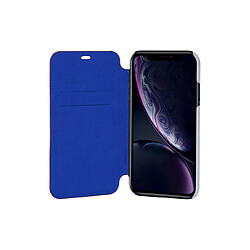 Avis BEETLECASE Étui pour iPhone XR Folio Premium en Cuir avec Dos en Cristal et Porte-Cartes Orange