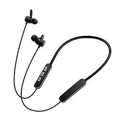 Wewoo Ecouteur Bluetooth pour iPhone Dans-Oreille Contrôle Du Fil Sport Écouteurs Magnétiques Sans avec Micro Appeler Mainfroide De Soutien iPad Galaxy Huawei Xiaomi LG HTC et Smartphone Noir 