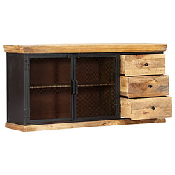 Avis Maison Chic Buffet,Meuble de Rangement,commode pour salon,Cuisine 150x40x75 cm Bois de manguier solide -MN22360