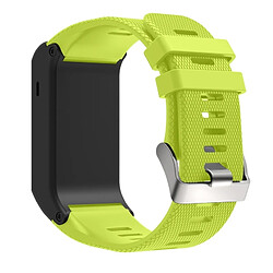 Wewoo Bracelet pour montre connectée Dragonne Sport en silicone Garmin Vivoactive HR Cyan 