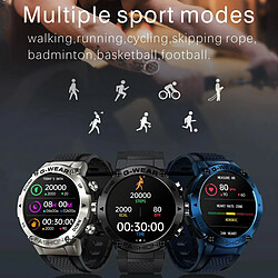 Yonis Montre Connectée Noir Suivi Santé Sommeil Bluetooth pas cher