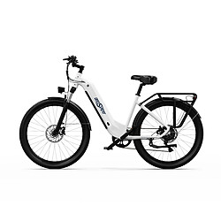 Vélo électrique de ville OneSport OT05 27,5" 250 W 36 V 18,2 Ah 25 km/h Avec APP - Blanc pas cher