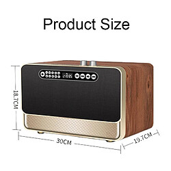 Avis Yonis Enceinte Bluetooth Bois HIFI 30W Autonomie 12h