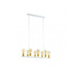 EGLO Suspension ADRI 2 8 ampoules blanc