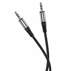 iKaku KSC-892 LIANYI Câble audio AUX Jack 3,5 mm vers Jack 3,5 mm 1 m Noir