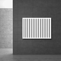 Ecd Germany Radiateur design Sahara 630 x 865 mm Blanc Raccordement latéral