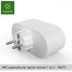 Prise intelligente double wifi - R6073 - Woox