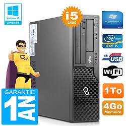 PC Fujitsu Esprimo E500 E85+ SFF Core I5-2400 RAM 4Go Disque 1 To Wifi W7 · Occasion 