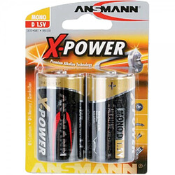 Alpexe Ansmann pile alcaline X-Power, Mono (D), 2 pcs. pack (5015633)