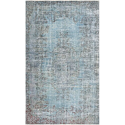 Vidal Tapis de laine 282x165 Bleu Ultra Vintage 