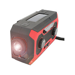 Avis Radio Météo Radio D'urgence Extérieure Domestique Portable Avec Lampe De Poche LED Rouge