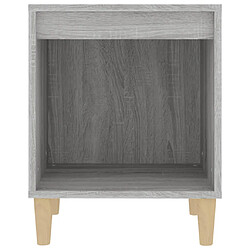 Acheter vidaXL Table de chevet Sonoma gris 40x35x50 cm