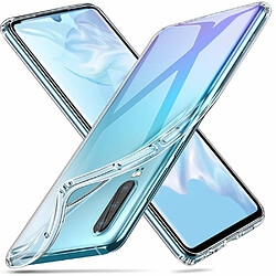 CABLING® Coque Huawei P30, Ultra Fine TPU Silicone Transparent Souple Housse Etui Coque pour Huawei P30, Adhérence Parfaite/Anti Rayures/Anti-Scratch-Transparent