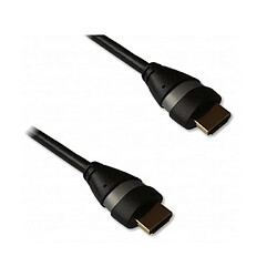 Rue du Commerce Cable HDMI type A mâle / HDMI type A mâle, version « High Speed with Ethernet », bagué gris, 5m00