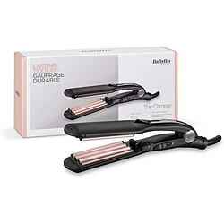 Plancha para el Pelo BaByliss The Crimper 2165CE/ Negra y Rosa